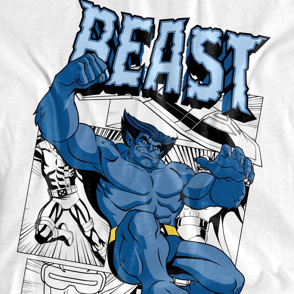 X-Men Womens/Ladies Beast Comic T-Shirt