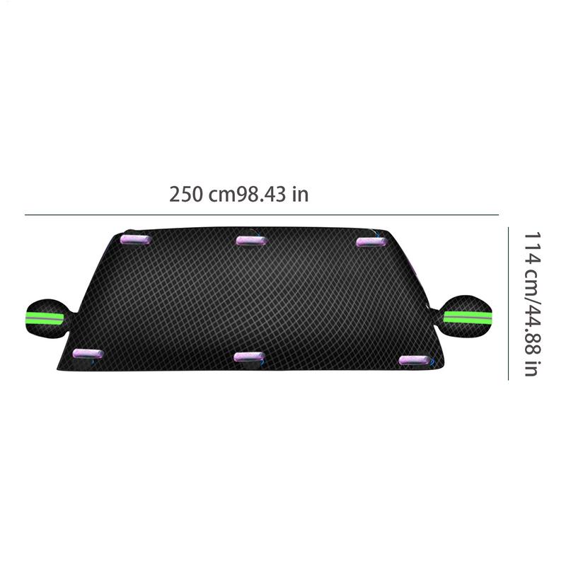 Car Frost Windshield Cover Magnetic Oxford Windshield Frost Cover Waterproof Vehicle Snow Guard Protection Snow Ice Sun Antifree