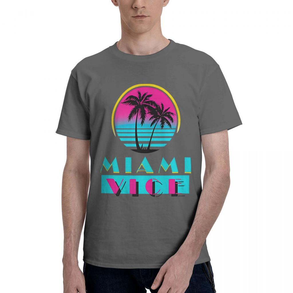 Miami Vice Kolekce 100% Bavlna Ležérní Prodyšné Pohodlné Oblečení Designové Oblečení Muži Pánské Oblečení