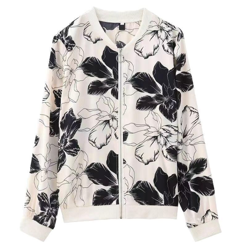 Trendy Women's Summer Sun Protection Cardigan Jacket: Small Size, Long-Sleeve, Baseball Style