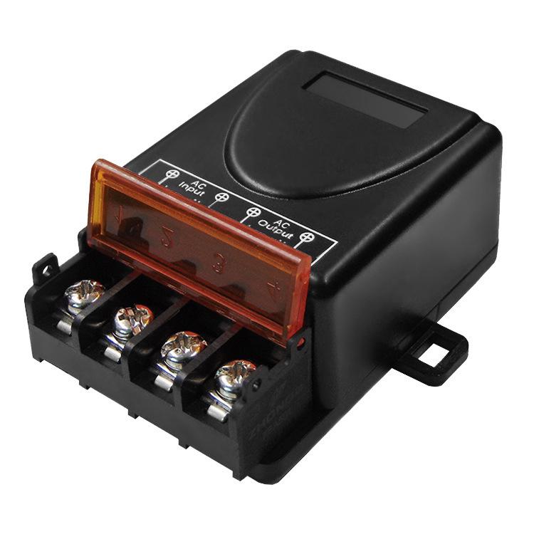High Power Wireless Remote Control Switch for 220V Water Pump/Motor/Lamp; No Wiring Needed.