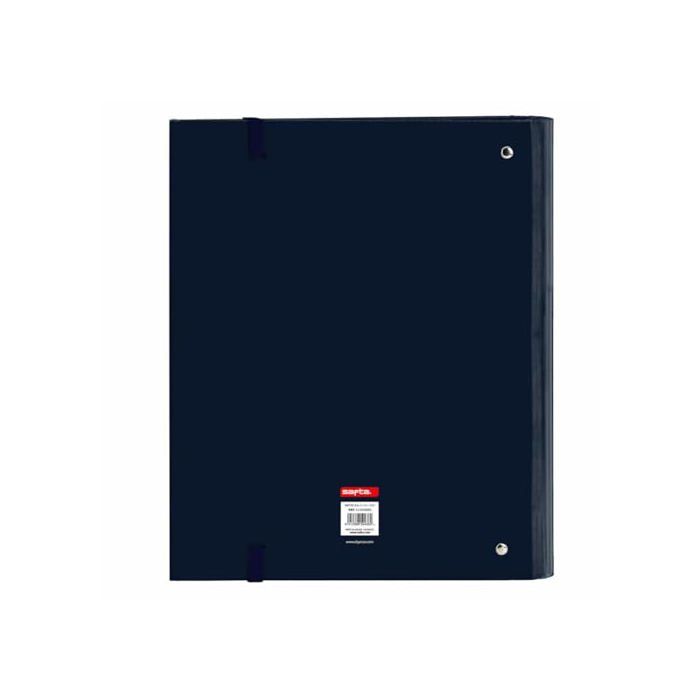 Classeur à anneaux pour enfants - safta - Lot de 4 - 35 mm - 100 feuilles A4 - 27x3,5x32 cm - Bleu marine