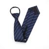 Black Zipper-Free Lazy Blue Men And Women Business Dress Interview To Work Groom Wedding Korean Version Narrow Tie