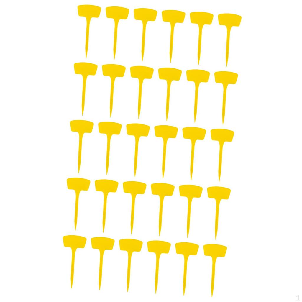 30 Count Garden Markers for Plant Identification, Waterproof Tags Potted Vegetables