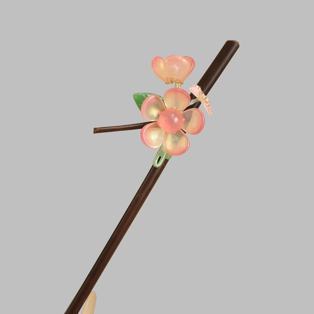 Handmade Bamboo & Wood Hairpins: Elegant Chinese-Style Updo Accessories for Women
