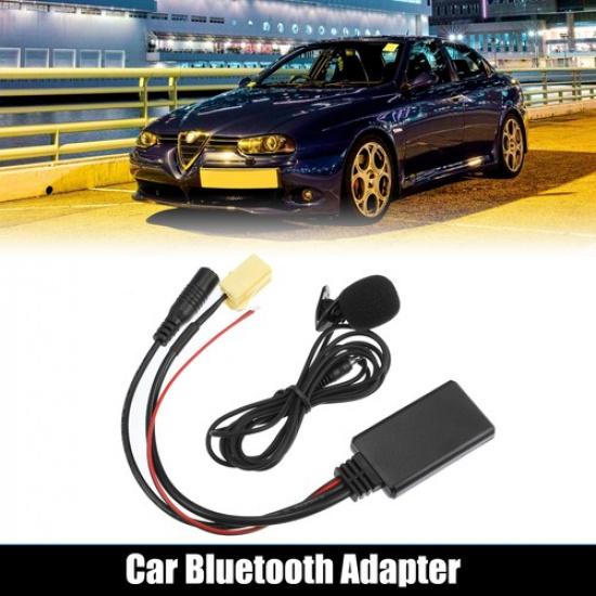 1 Set Car Bluetooth Wireless Adapter With Microphone For Fiat 500 ABS Black