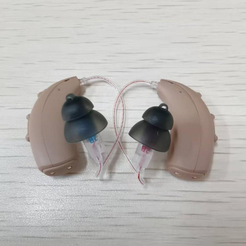 New High Power Binaear Best Invisible Rechargeable Digital Senior Youth Hearing Aids Earphone Sound Amplifier E61 Both Ears