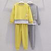 New Trendy 2-Piece Sets Sweatshirt and Pants Girls Fashion Casual Sports Outfit for Children Spring Autumn Clothes