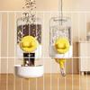 Portable Automatic 2 In 1 Pet Feeder Detachable Cage Hanging Bowl Large Capacity Dog Water Dispenser Feeder for Puppy Cat Rabbit