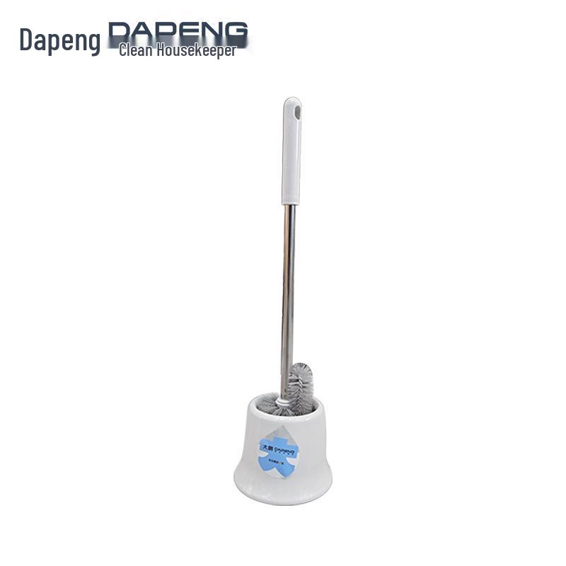 Long Handle Soft Bristle Toilet Cleaning Brush Set - No Dead Corners
