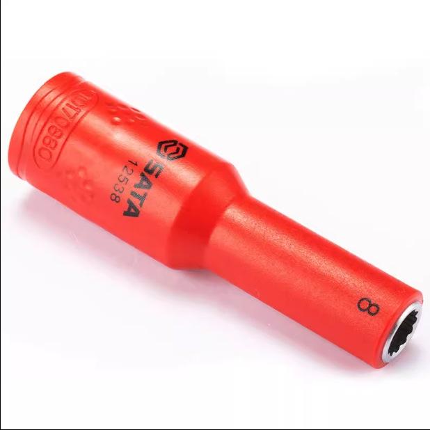 SATA Tools VDE Insulated 10MM 12-Point Long Socket Wrench