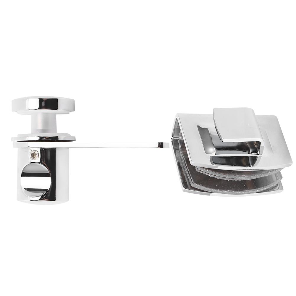 Household Bathroom Shower Room Glass Door Latch Bolts Lock Gate Hardware Accessory
