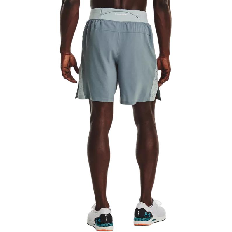 Under Armour Pantaloncini Semplici Dritti con Vita Color Block Uomo Fondo Blu Porto 1376510-465