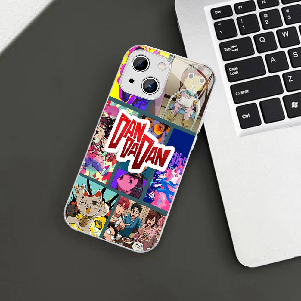 Anime D-Dandadan For IPhone 14 13 12 Mini 11 Pro XS Max X XR 14 Plus Tempered Glass Cover