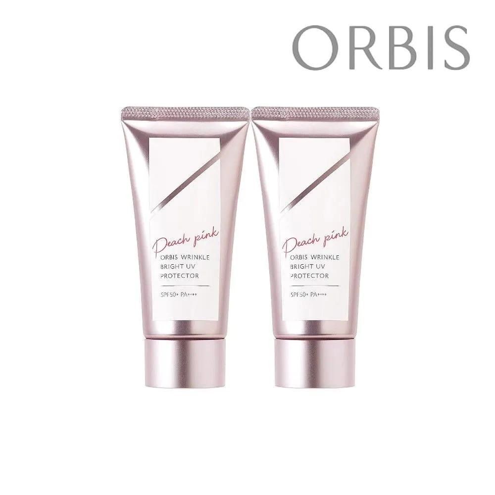 Orbis Wrinkle Bright Peach Pink Tone-Up Cream 50g (2 pieces)