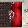 Home Shower Curtains for Bathroom Waterproof Fabric Modern Nordic Style Rose Flowers Bathroom Curtains Shower Curtain