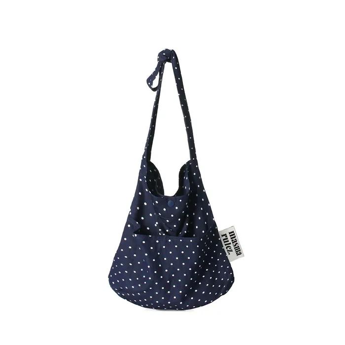 Snack eco crossbag_Dot denim