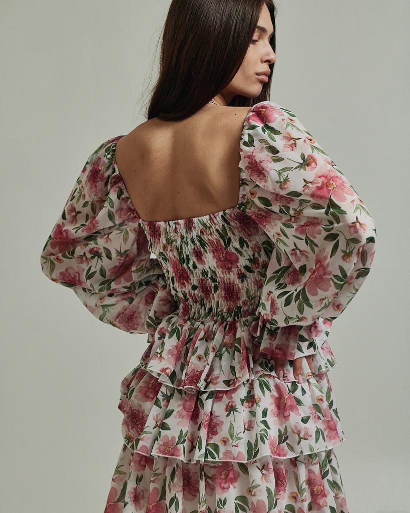 Summer Dress Milirud 528 SM Red and White