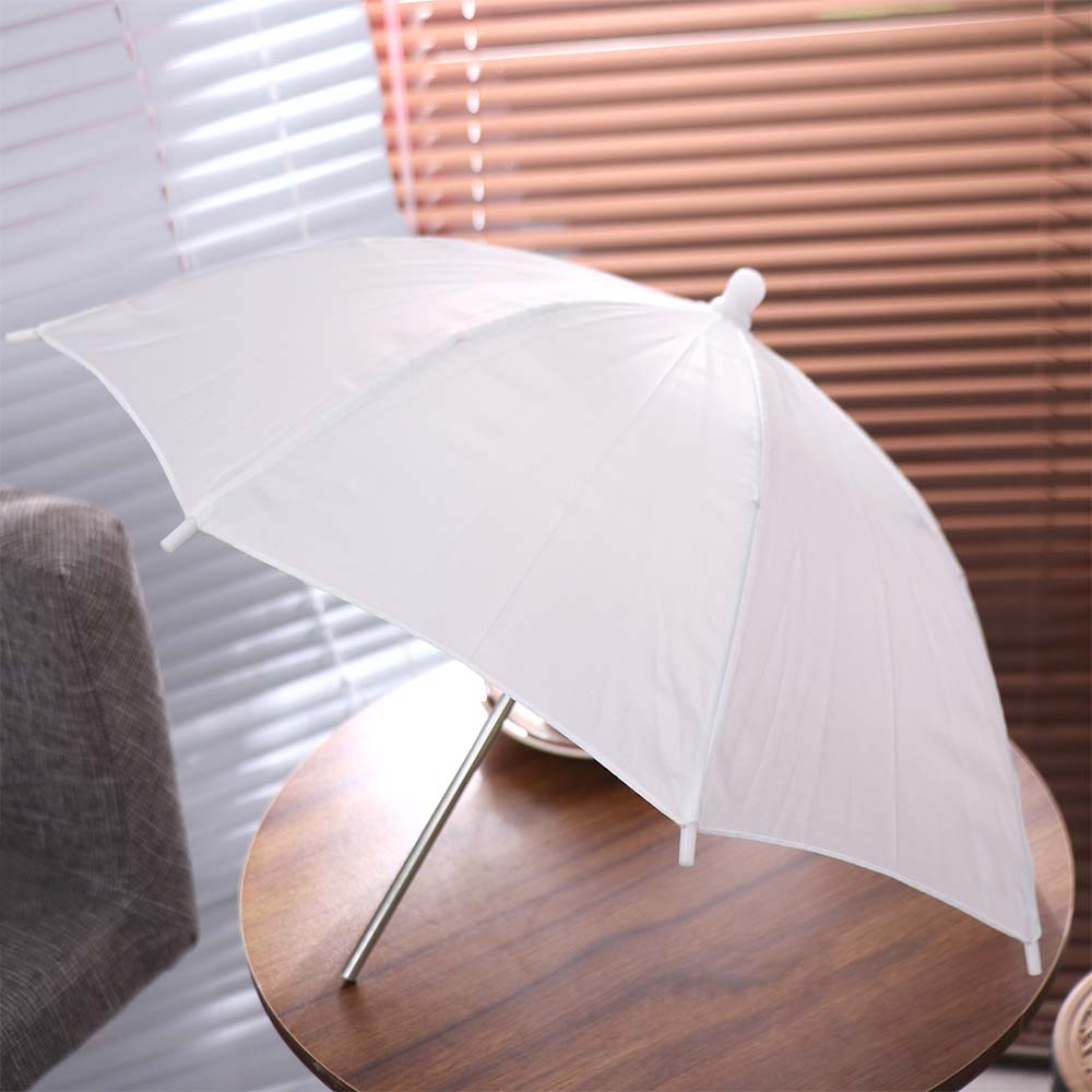 White Soft Photography Umbrella Metal Handle Photography Light Reflector  Photo Studio