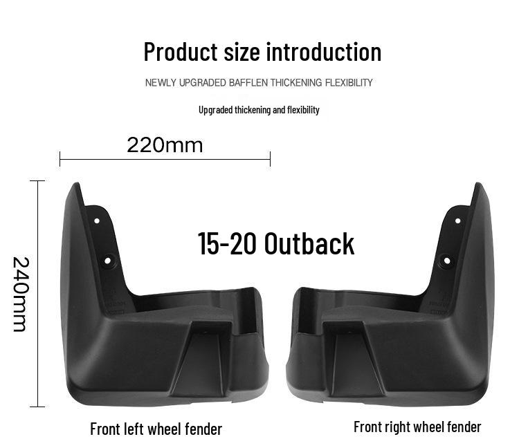Subaru Outback 2015-2020 Radschalen Schmutzfänger (Leder)