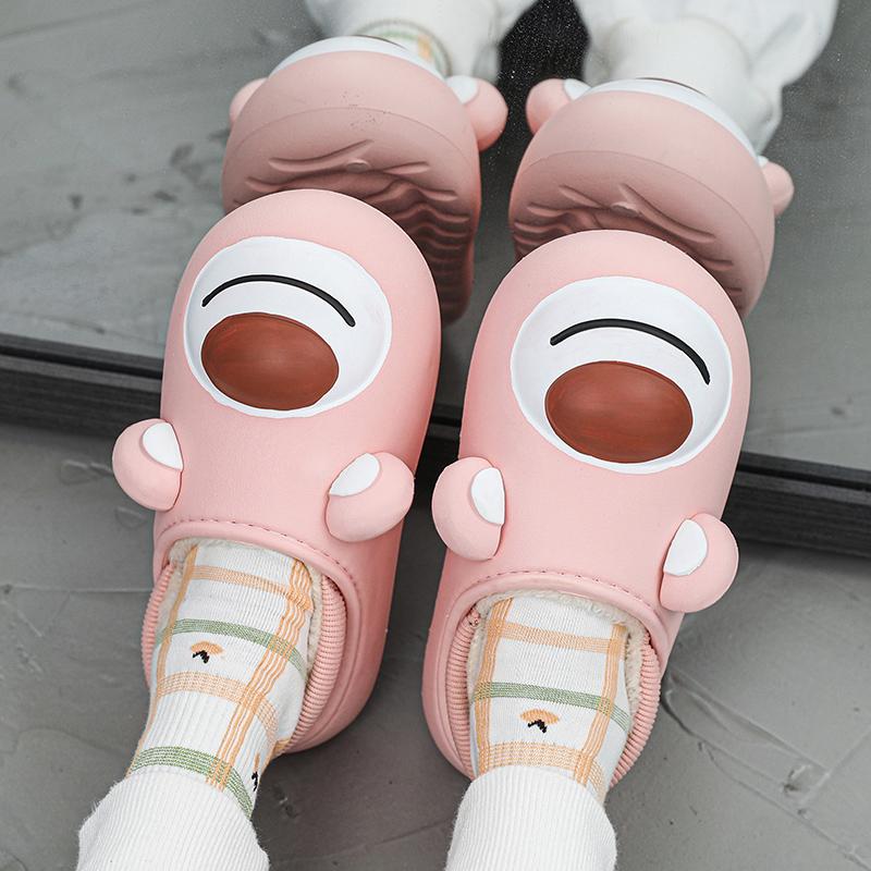 Детские модные тапочки из хлопка на толстой подошве больших размеров — фото 17