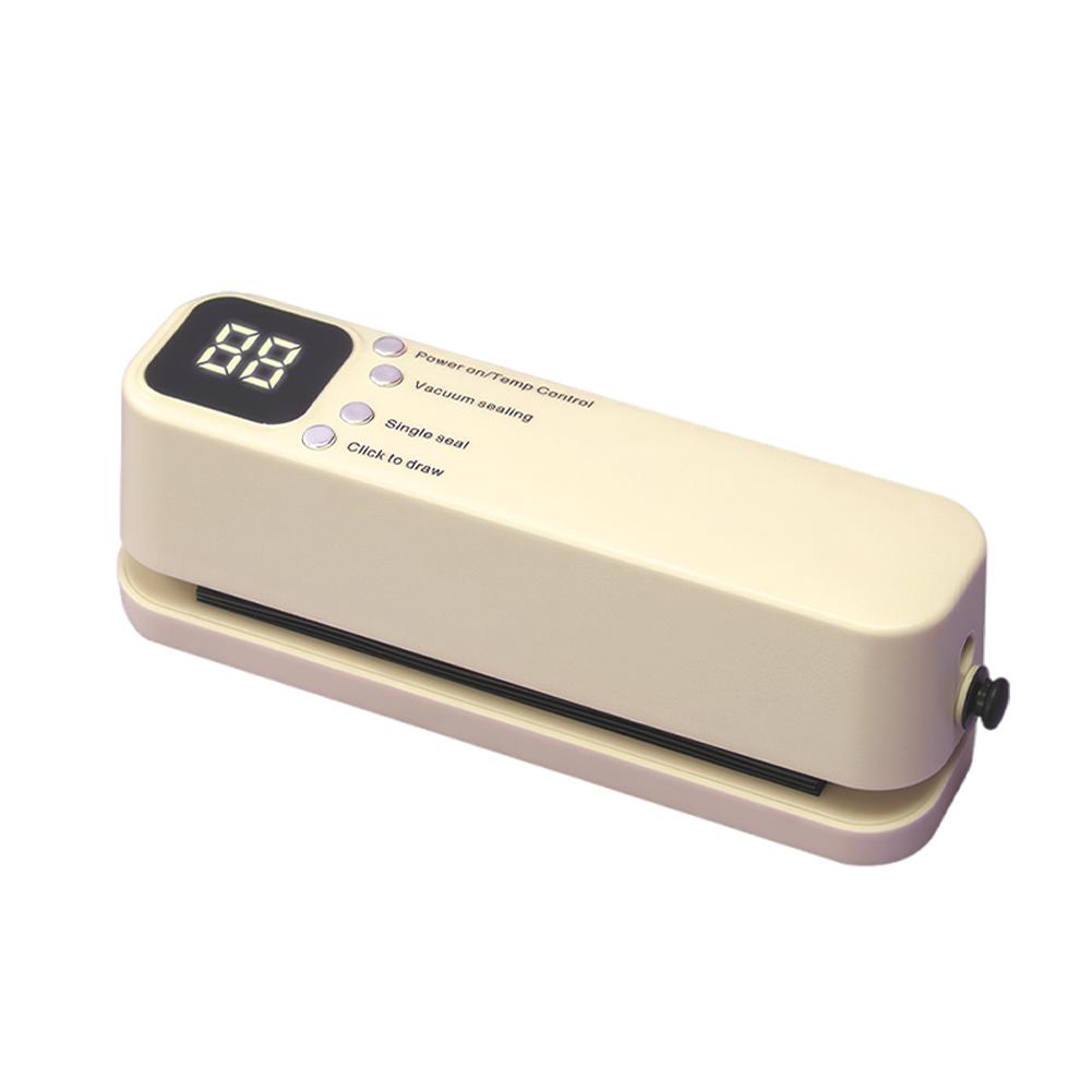 3-In-1 Mini Vacuum Sealer Wireless Rechargeable Handheld Food Sealing Machine Portable Bag Sealer for Dry/Moist Food Storage