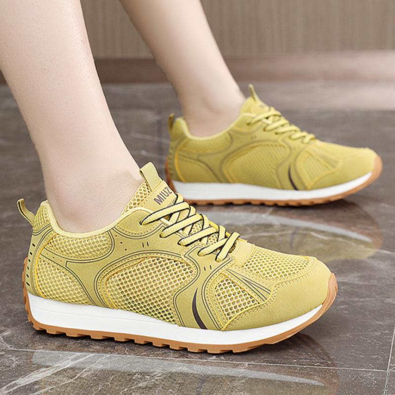 Pantofi Balerini din Plasă Forrest Gump pentru Femei Campus Versatil cu Talpă Groasă Pantofi Sport Casual