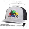 Embroidery Baseball Hat "DAD BOD" Adjustable Mesh Sun Hip Hop Unisex Summer Outdoor