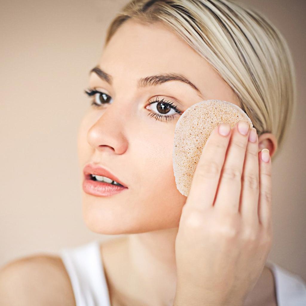 Reusable Makeup Sponge Konjac Face Wash Washing Pad Scrub Skin Care Puff Facial Exfoliating Konjak Powder Facial Cleanser