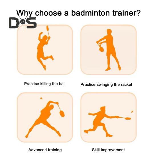 Badminton Swing Training Device Realistic Racket Handle Design Stainless Steel Construction Badminton Swing Trainer