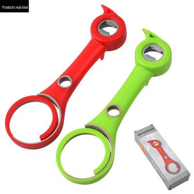 Versatile Non-slip Can and Bottle Opener with Easy-open Cap Lifter