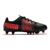 Puma Tacto FG/AG Soccer Cleats JR 'Black Sunblaze' GS 106310-08