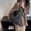 Fold Shoulder Bags for Women 2024 Winter New In Vintage Chain Large Capacity Leather Handbags Travel Totes Bag