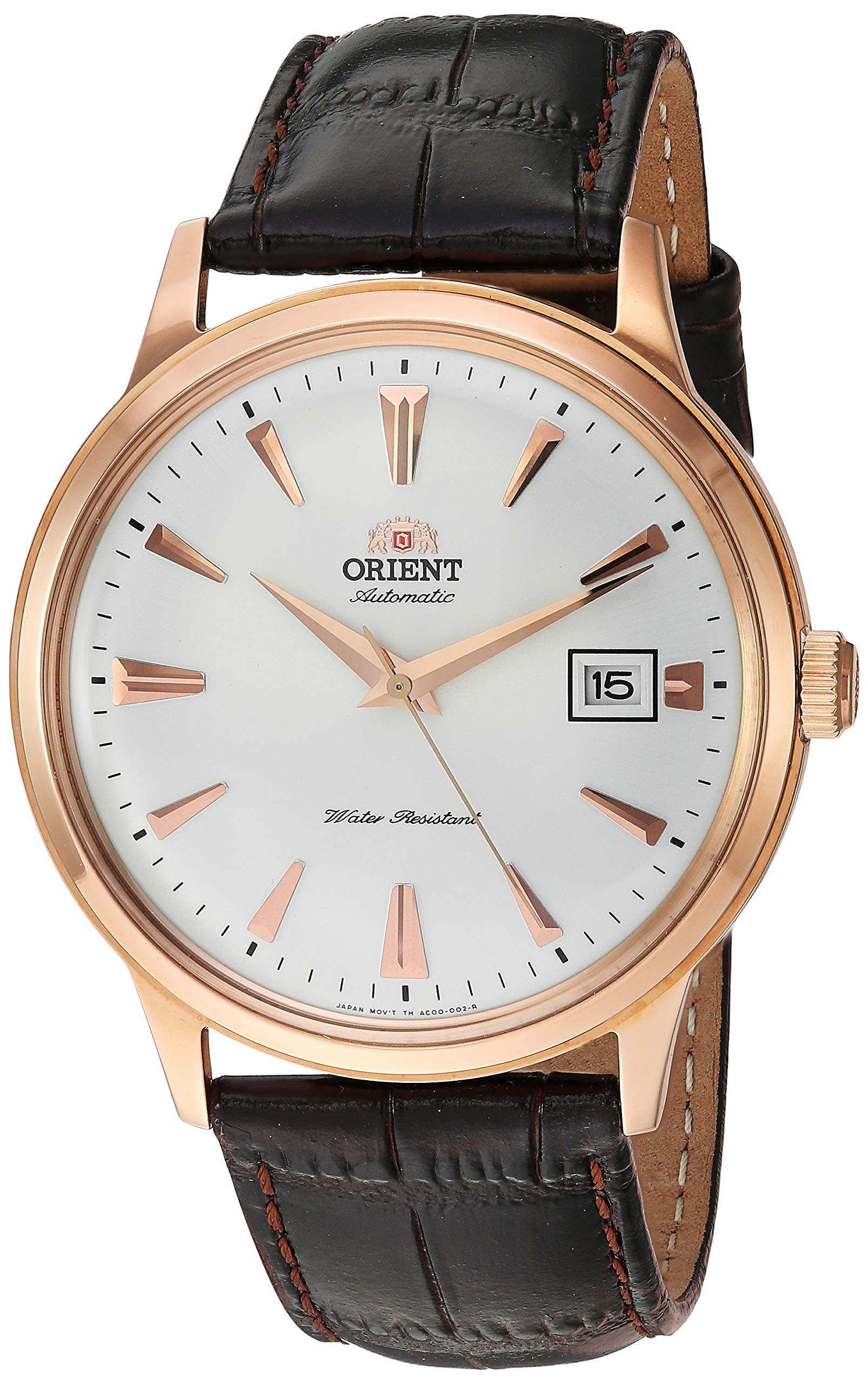

Orient Japanese Stainless Steel Classic Watch White Rose Rose Gold Automatic/Manual 40.5mm, - Gold,