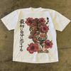 Chinesestyle YK Style Vintage Tiger Print TShirt Unisex Crew Neck Shortsleeved Retro Street YK Casual Fashion Tops Clothing