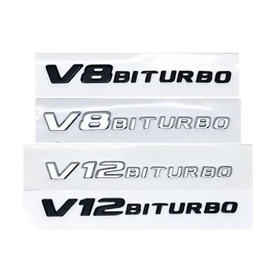Mercedes-Benz V8 BITURBO Twin-Turbo Rear Fender Side Badge Sticker