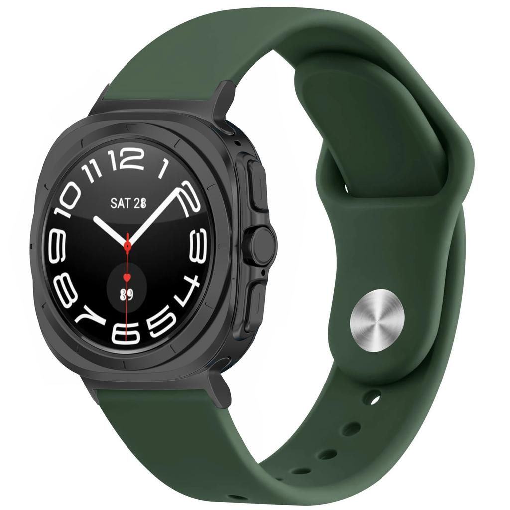 Sport Silicone Loop For Samsung Galaxy Watch 7 Ultra Strap 47mm Accessories Correa Bracelet Galaxy Watch 7 FE 44mm 40mm 40 Band