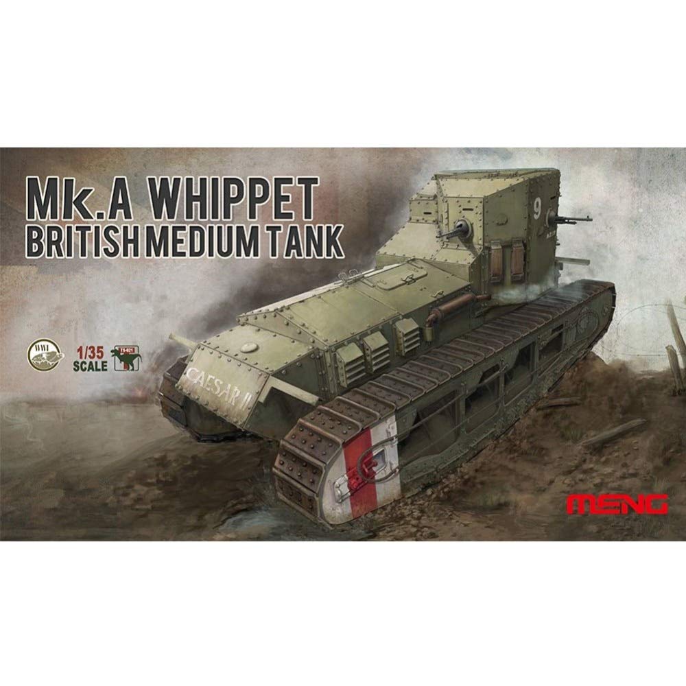 

Meng Model World War I British Medium Tank Mark A Whippet Plastic Model 1/35