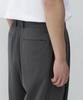 MUSINSA STANDARD Striped Extra Wide Two-Puck Hidden Elastic Waist Slacks [Medium Gray]