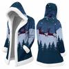 Men's Casual Christmas Print Jacket for Holiday Gatherings and Daily Wear