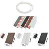 Pvc Wardrobe Dustproof Strip Self-adhesive Cabinet Double-door Tight Seal Moisture-proof Insect-proof Light-blocking Straight Shape Dust Blocker 2.8m