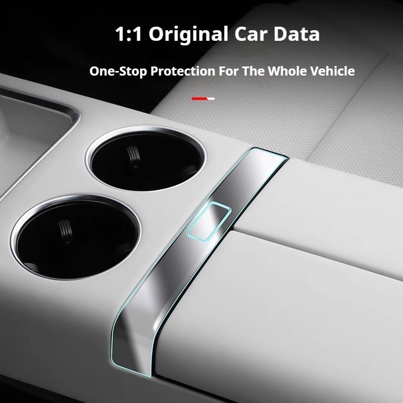 Anti-Scratch Sticker Gearbox Panel Navigation Screen Automotive Interior TPU Protective Film for PORSCHE Macan EV 2024 2025