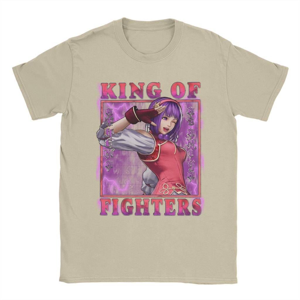 King of Fighters XV Eternal Psychic Idol Athena Asamiya T Shirt Summer Hippie T Shirts Unisex Clothing Short Sleeve Y2K Funny Tops