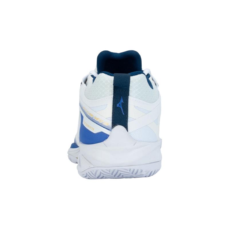 Mizuno Wave Claw Neo 3 Wide White Blue Unisex Sneakers 71GA247331