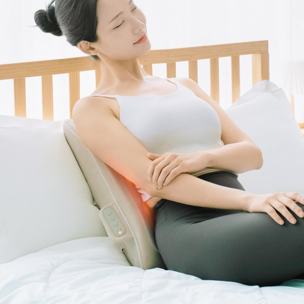 Oa Pernă Masaj Lombară Wireless cu Bilă Mobilă