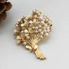 Elegant Retro Bouquet Pearl Brooch - European, American, Japanese & Korean Fashion
