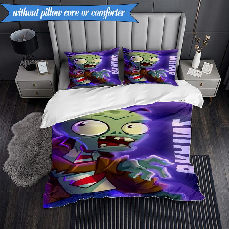 Zombie Party 3pcs K-pop Music Group Bedding set,Ideal for Bedroom, Dormitory,Including Duvet Cover And 2pcs Pillowcases,Fan Gifts