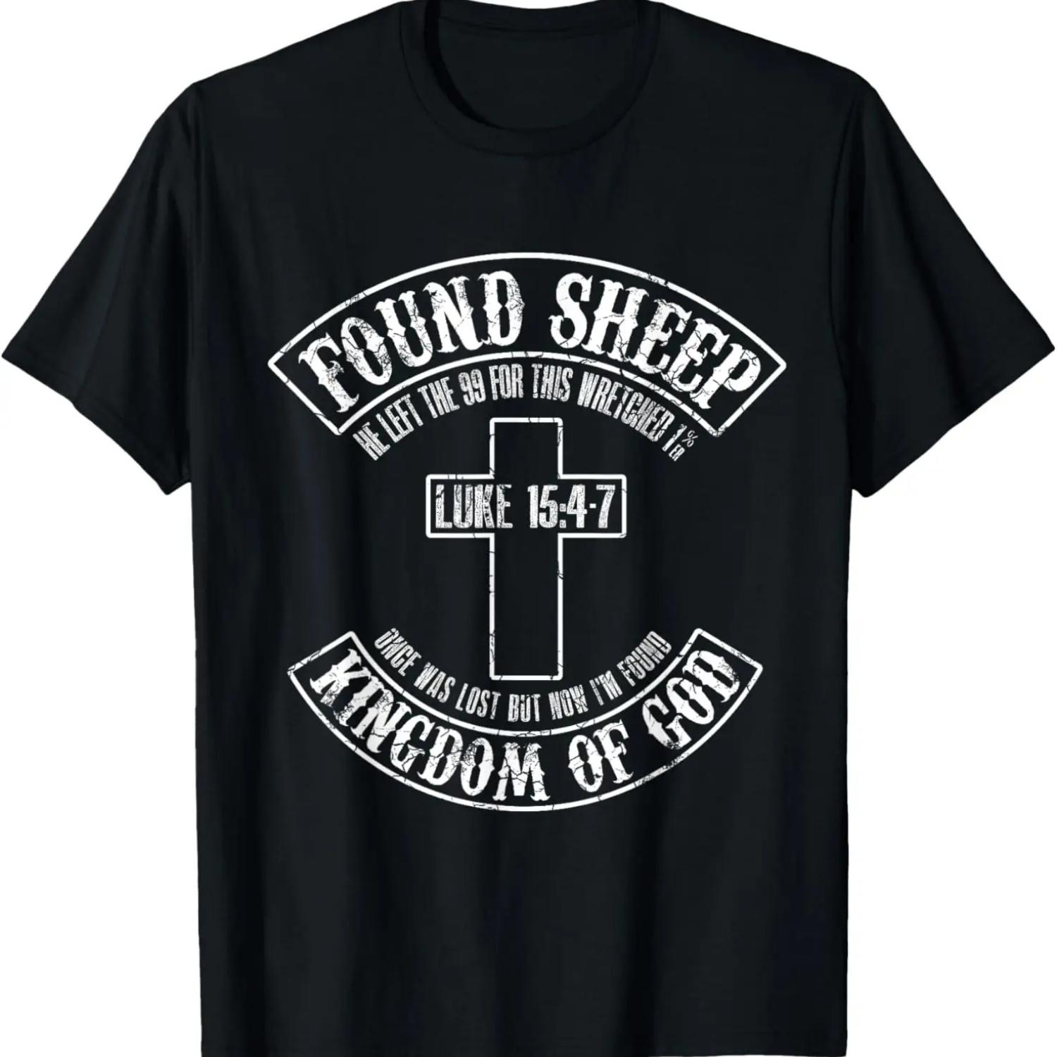 

Found Sheep - Once was lost but now I m found T-Shirt XXXXXL чорний
