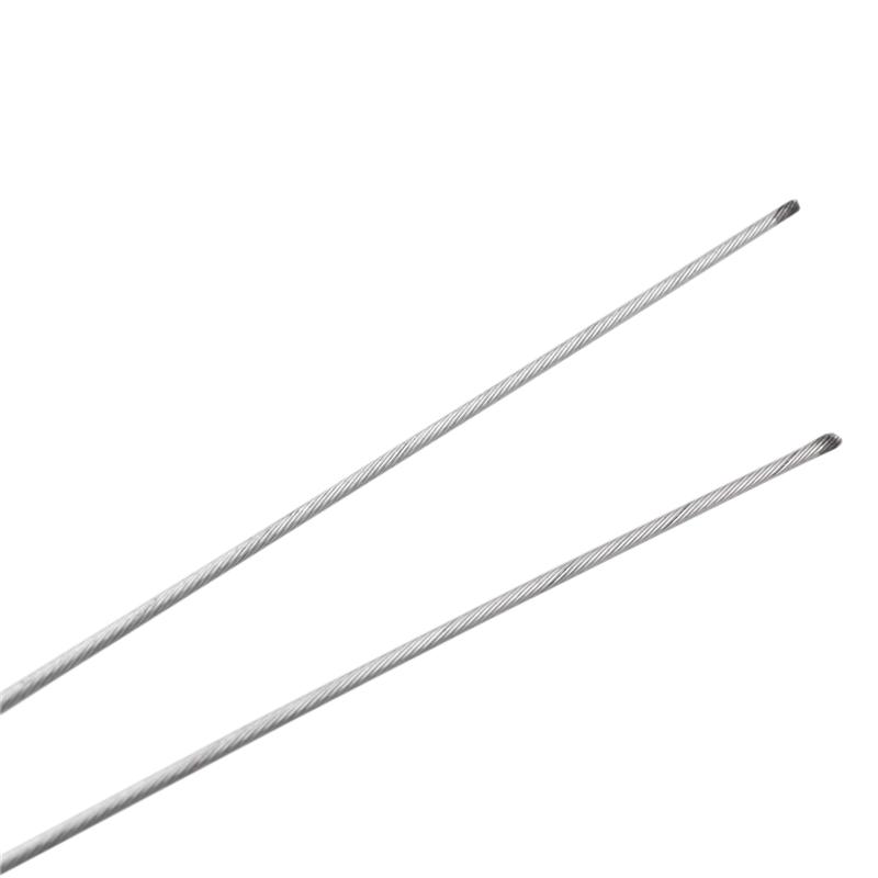 Front Rear Bicycle Brake Cable Wire 20 Pcs For Bicycle Bike серебряный