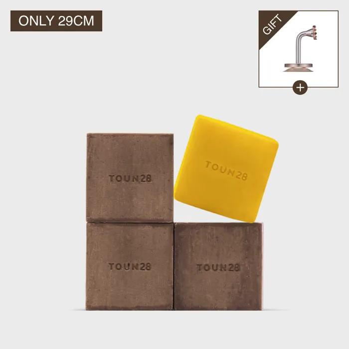 

Шампунь для волос S18 Ламинария (3 куска) + Лечение Но-Вур (эластичность) + Магнитный держатель для мыла (Свободно)